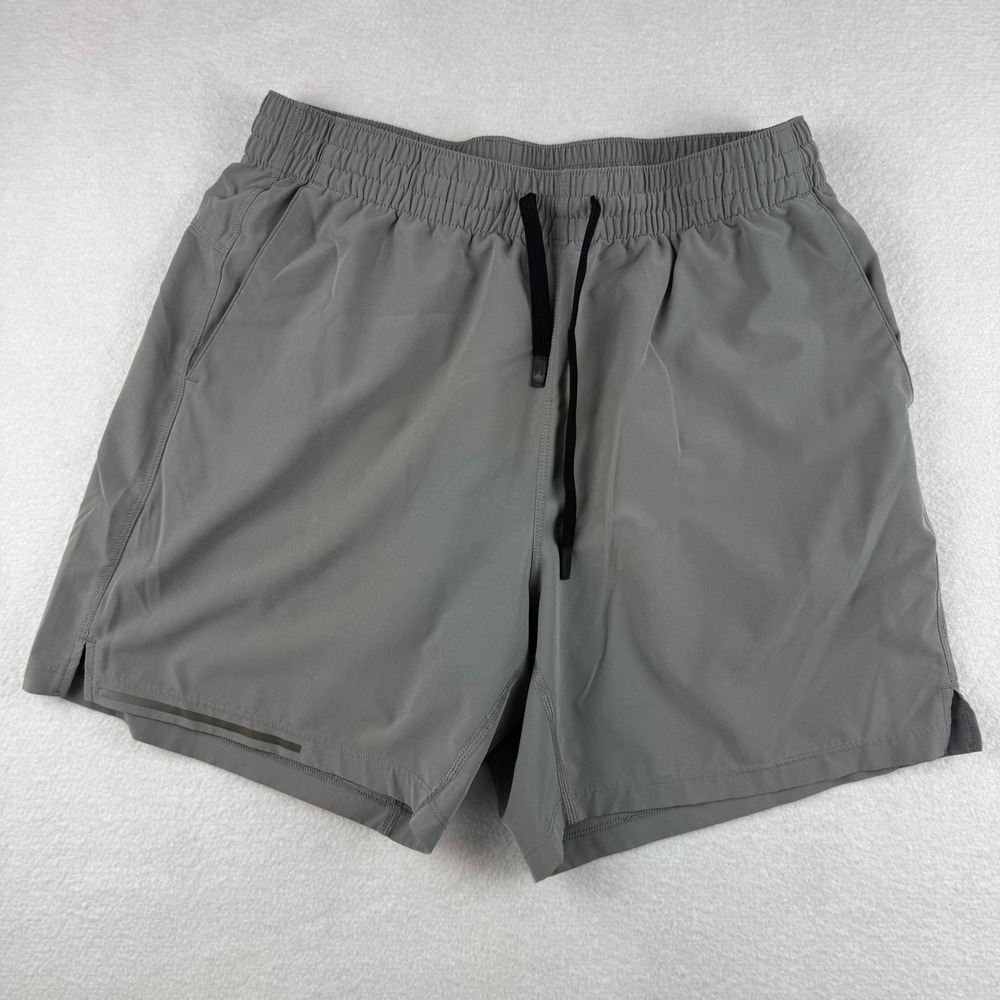 Bearbottom Clothing Mens Grey Athletic Shorts 5.5 Inseam Size Medium Drawstring